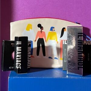 IL MAKIAGE Cosmetics with BFF Cosmetic Bag (all brand new)